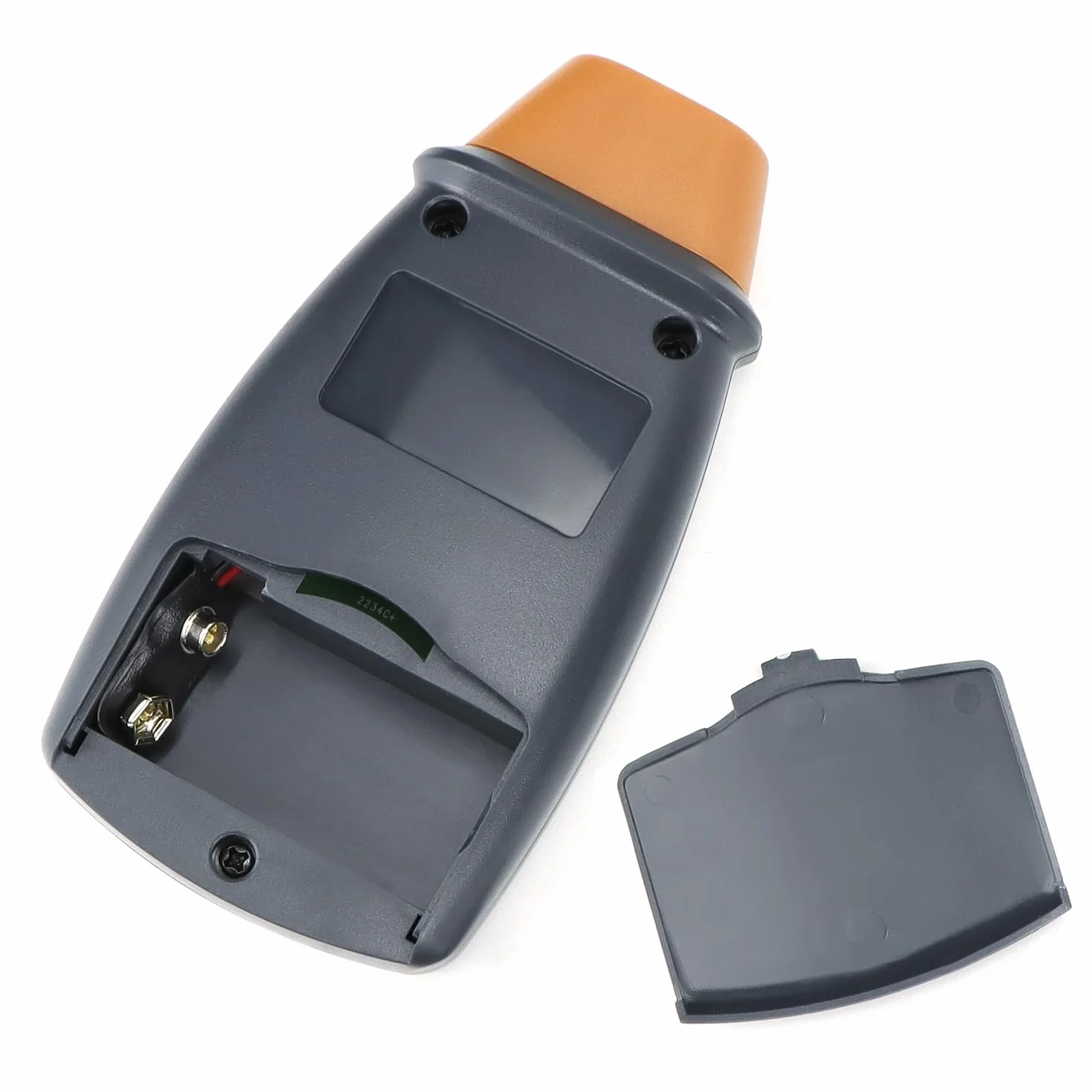 QWORK Cyfrowy obrotomierz laserowy bezdotykowy duży wyświetlacz LCD