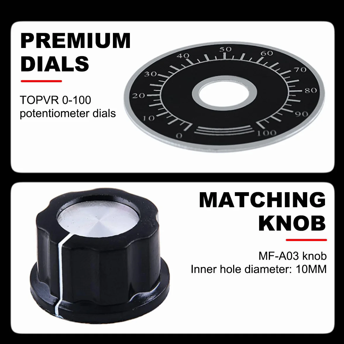 RV24YN20S B103 10K Single Rotary Film Potencjometr Obrotowy 2-pak