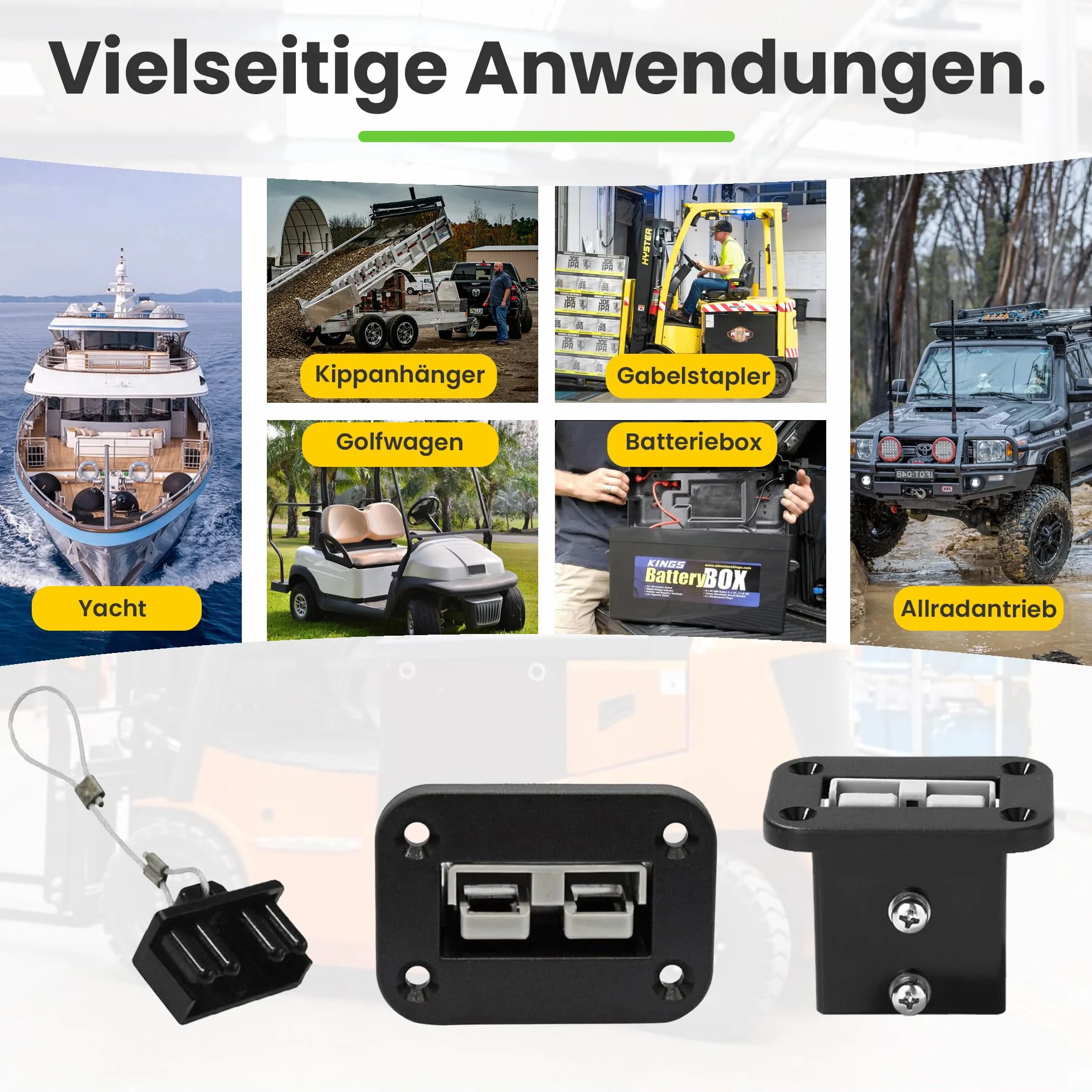 Offgridtec 90A SB50 Anderson Flush-Mount-rama z osłoną przeciwpyłową