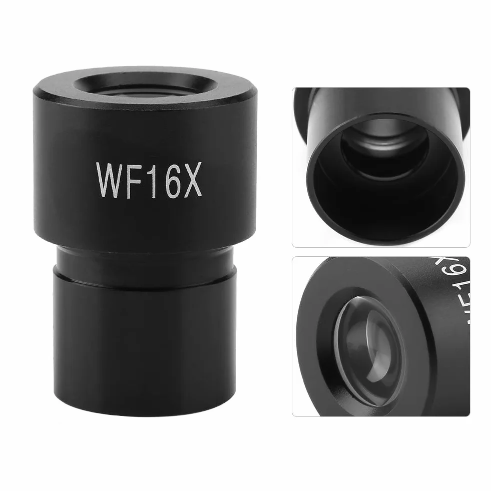 WF16X Mikroskop Okular Stereomikroskop 23,2mm Optische Linse Ersatz