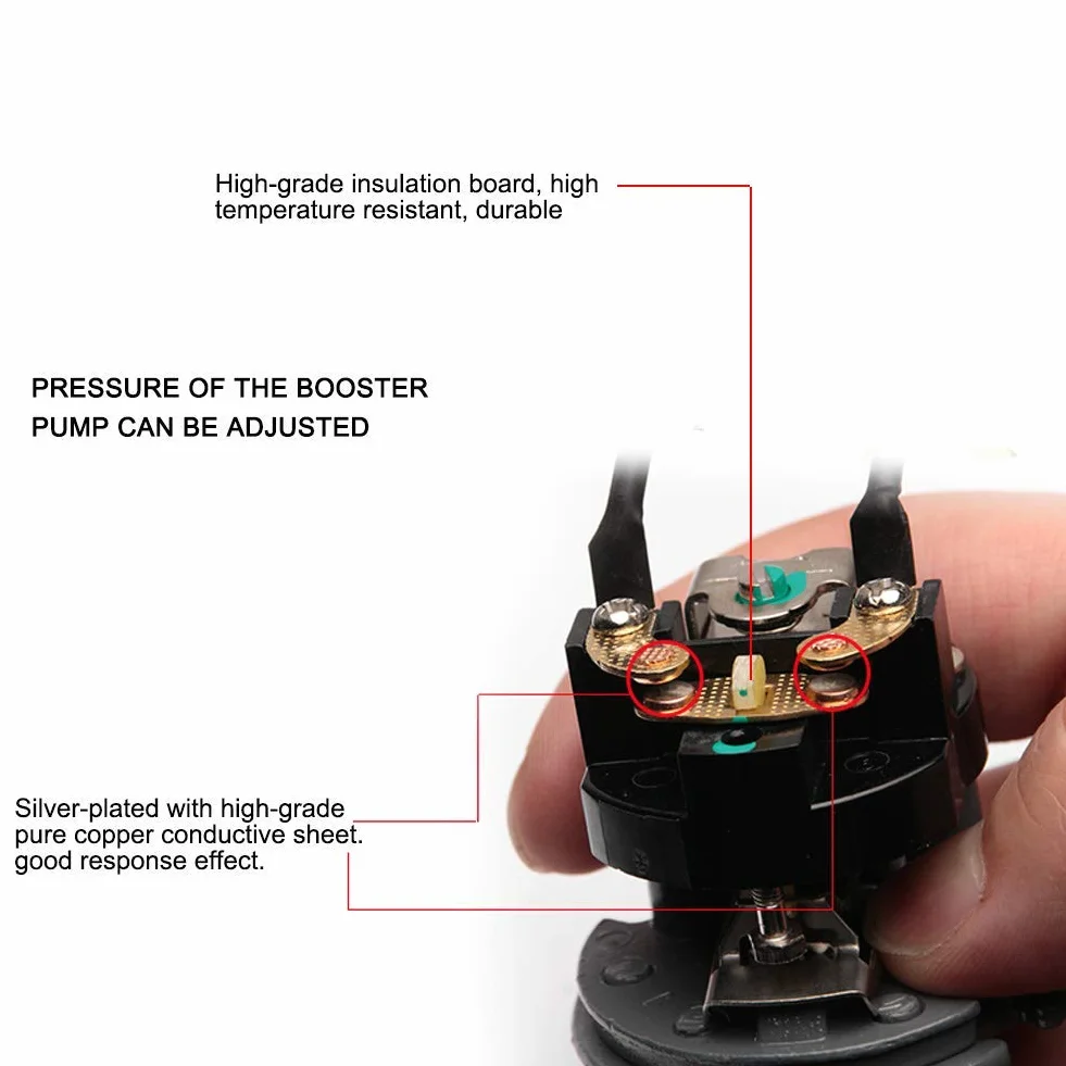 Przełącznik Ciśnienia Wody Regulator Ciśnienia Pompy Wodnej Sterownik Elektroniczny 220 V do Automatycznej Pompy Wspomagającej (2,2-3,0 kg)