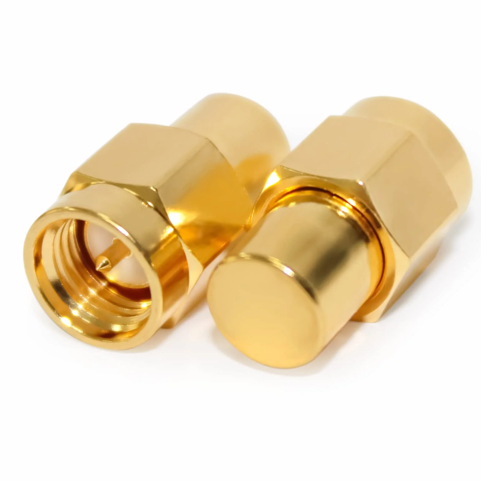 TOJOIN 2 szt. SMA męskie obciążenie/zakończenie RF DC do 18 GHZ koncentryczne terminatory SMA wtyczka ładująca sprzęt testowy RF adapter złącza 50 omów 0,25 W VSWR 1,3 standard MIL-C-39012GB11313