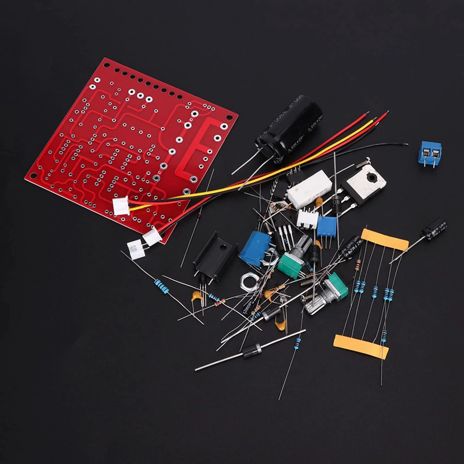 Zasilacz Regulowany Prądem Stałym Zestaw Do Samodzielnego Montażu Części Modułu 0-30V 2Ma-3A Stabilizowany Bezstopniowo Regulowany Zestaw Elektroniki Do Samodzielnego Montażu