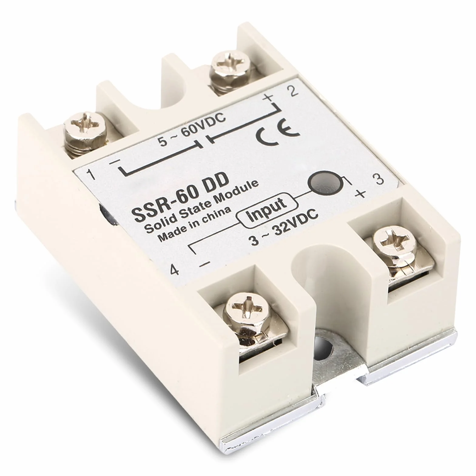 Przekaźnik półprzewodnikowy DC-DC SSR-60DD 60A 3-32V DC 5-110VDC