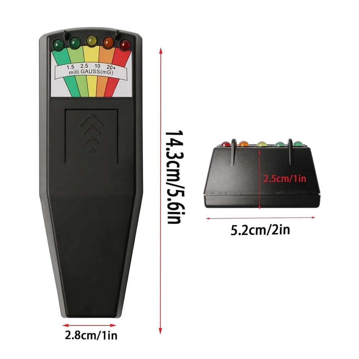 Alnicov LED Czytnik EMF Przenośny Detektor Pola Magnetycznego 50Hz-20 000Hz