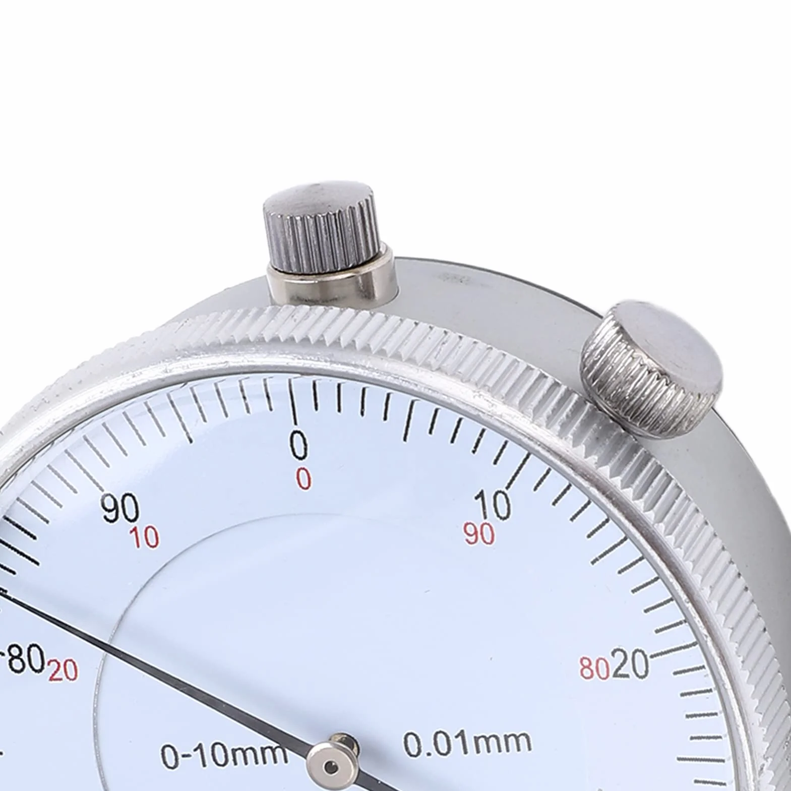 Wskaźnik Zegarowy, Przezroczysta Pokrywa, Odporny na Zużycie Mechaniczny Czujnik Zegarowy do Dokładnego Pomiaru (0-10mm)