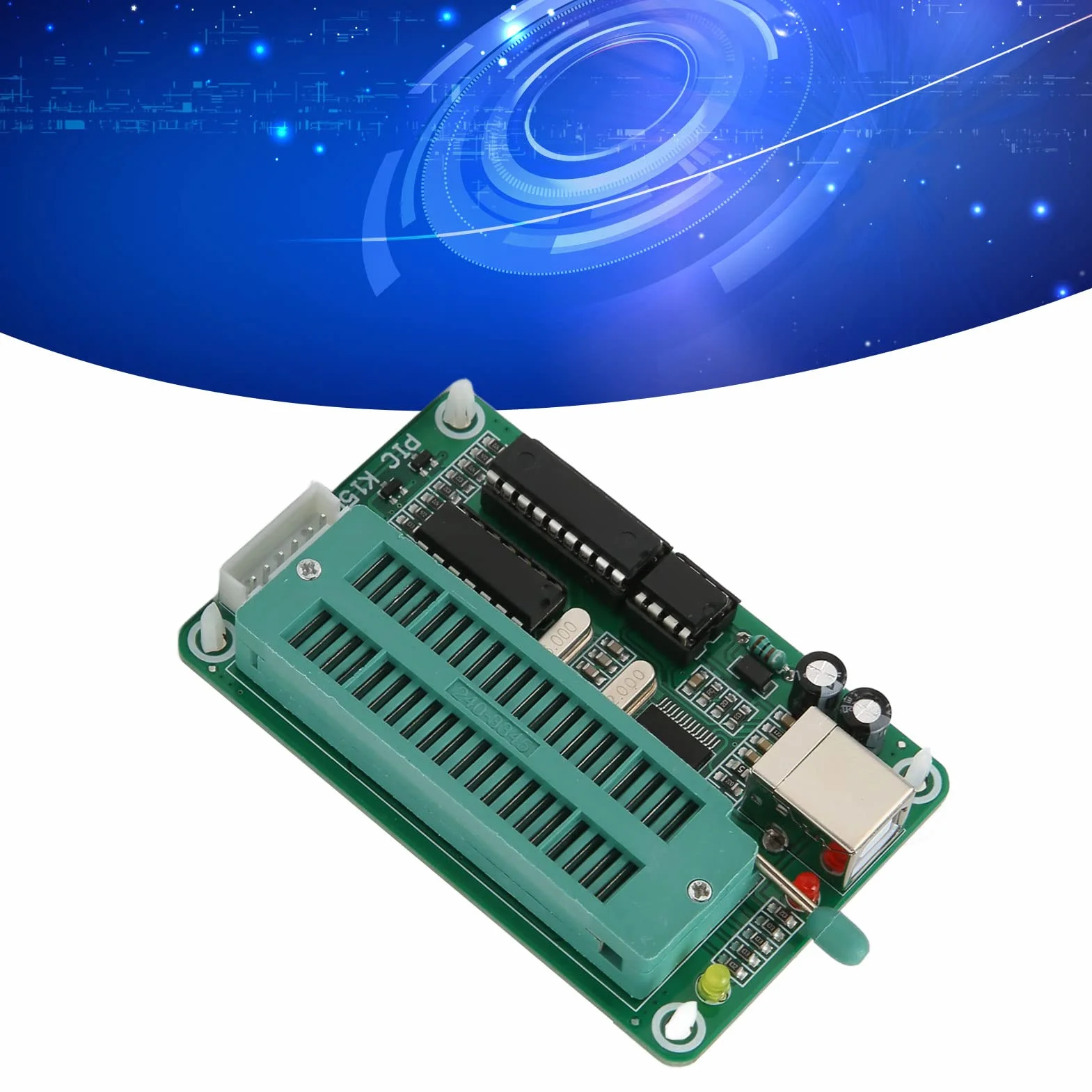 Mikrokontroler PIC K150, Programator USB z 40-pinowym Gniazdem do Programowania Dip Bezpośrednio Programuje Mikrokontroler 8 P do 40-pinowych Chipów Dip