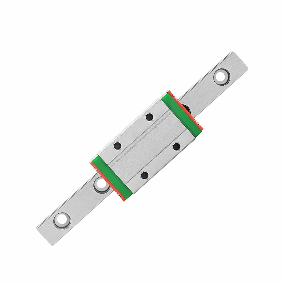 Zestaw prowadnic, szerokość 9 mm MGN9H, miniaturowa prowadnica liniowa, długość 100 mm z blokiem przesuwnym