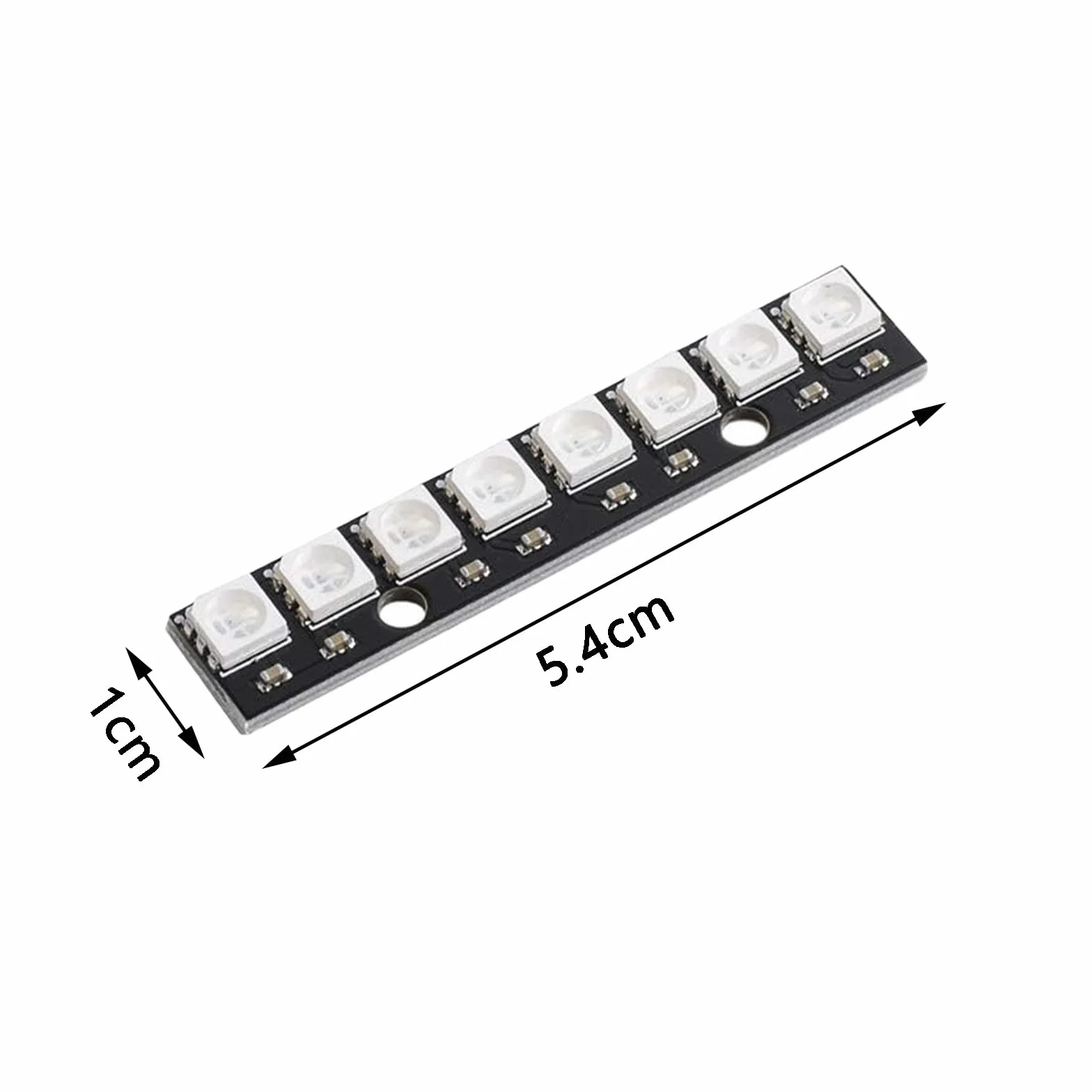 10 sztuk 8-bitowych modułów RGB LED WS2812, wbudowane sterowniki dla Arduino, Raspberry Pi, ESP32