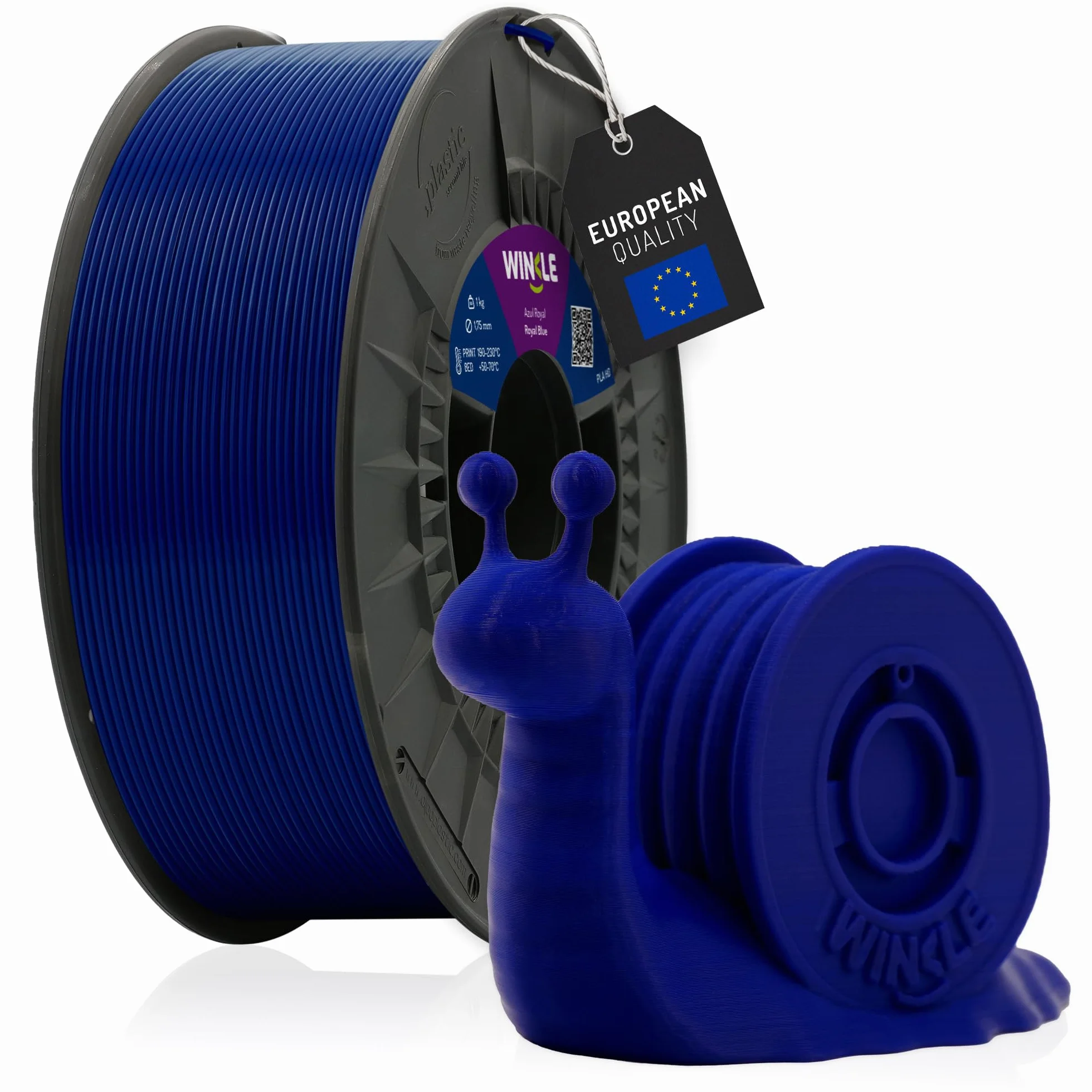 WINKLE Filament PLA HD Royal Blue 1,75 mm 300 g do Drukarki 3D