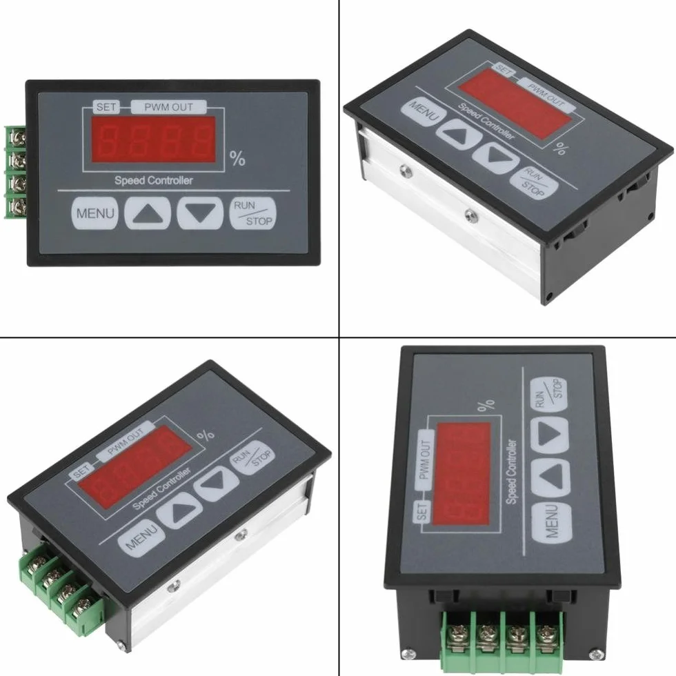 DC 6-60 V PWM regulator prędkości silnika gubernator cyfrowy wyświetlacz obrotomierz procent uruchamianie i zatrzymywanie regulator regulatora wolnej zmiennej prędkości