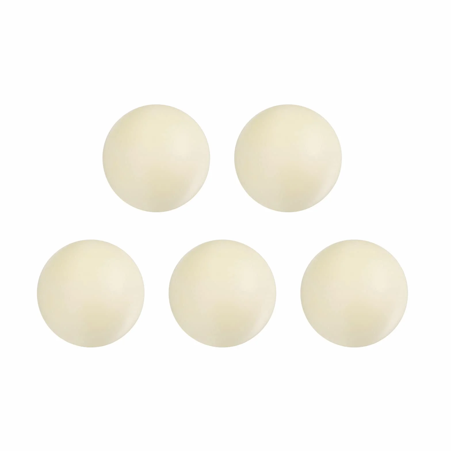 sourcing map 5 sztuk PA Nylon Stałe Kulki Plastikowe 8mm G3 Precyzyjne Łożysko kulkowe