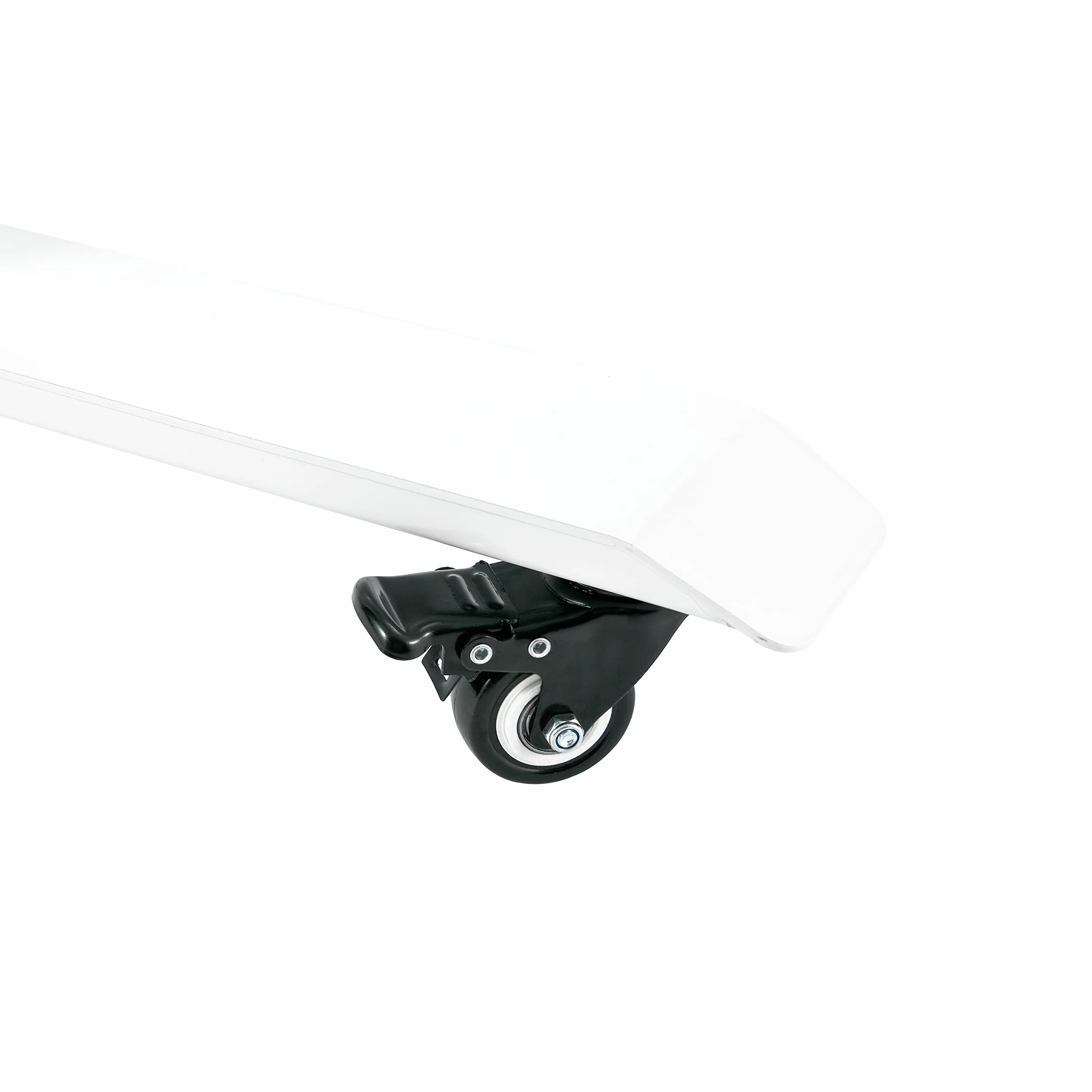 2" M8 15 mm, gwintowane kółka samonastawne, zestaw 4 szt., obrotowe, obrotowe kółka kulkowe z poliuretanu PU z górną płytą 360 stopni, całkowita pojemność, hamulec, używane do biurka