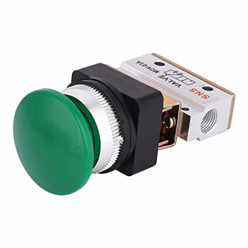 2-pozycyjny 3-drogowy zawór pneumatyczny MOV-03A, G1/8" PT, mechaniczny przełącznik ciśnieniowy, grzybkowy zawór powietrza do systemów pneumatycznych