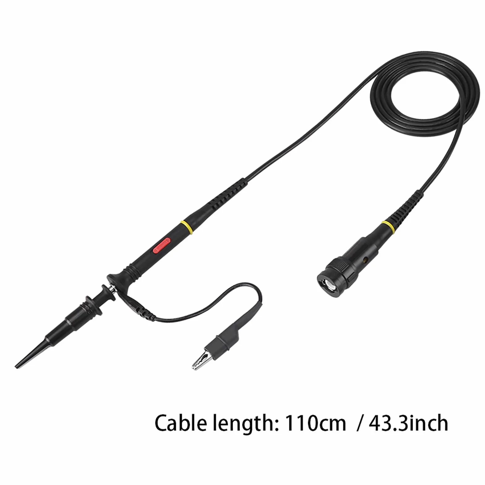 Pp215 dla Scope Sonda Zacisk Uziemiający 1Pc 200Mhz Zakres Oscyloskopu Sonda Testowa Klip Bnc P2200 X10 X1 Czarny