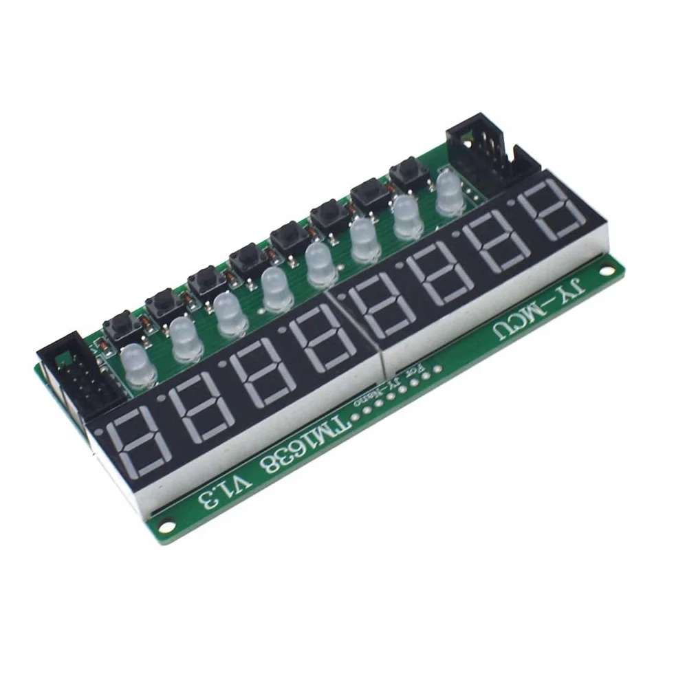 TM1638 moduł LED 8-cyfrowy dwukolorowy wskaźnik czerwono-zielony