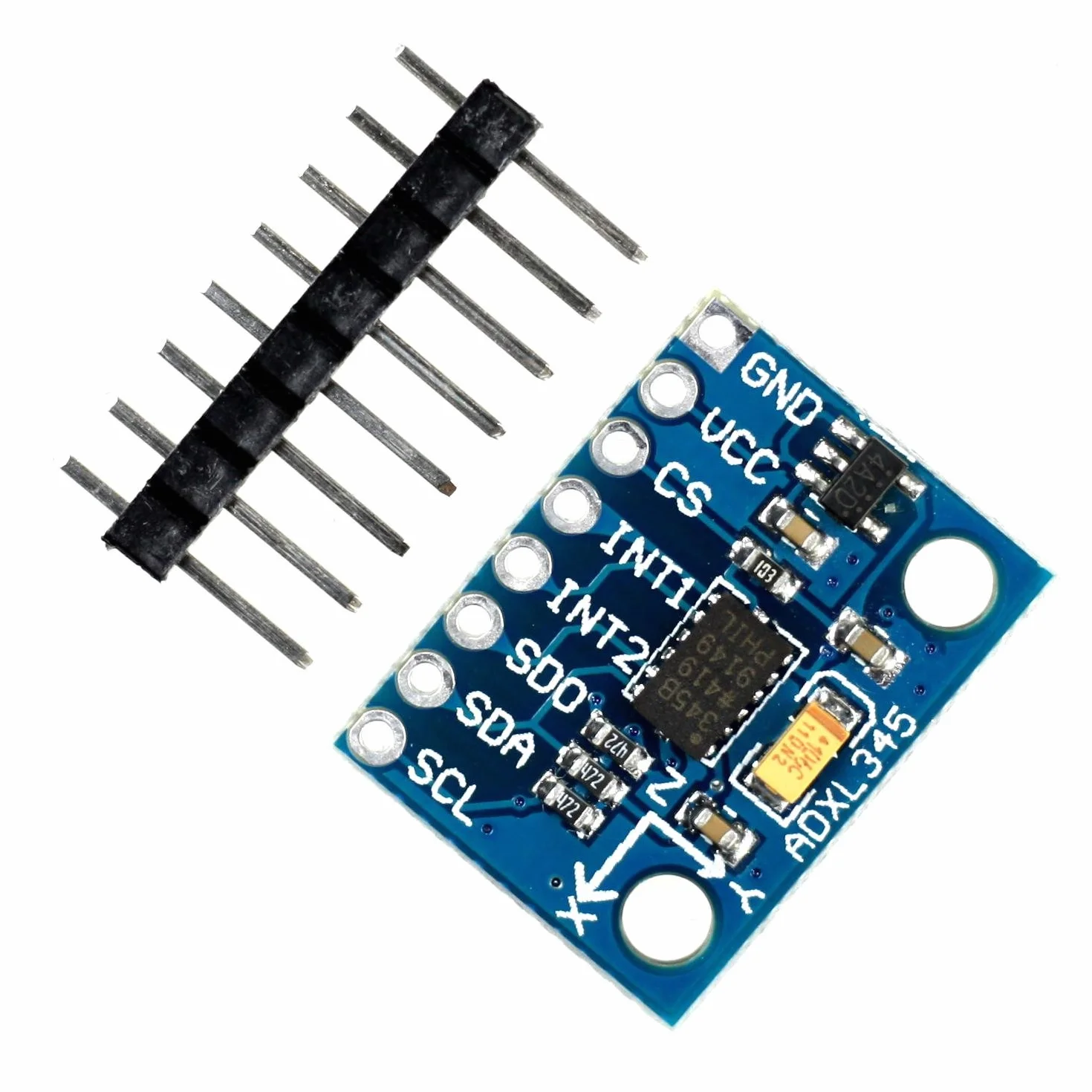 Moduł ADXL345, czujnik przyspieszenia, 3-osiowy akcelerometr, I2C, SPI, czujnik G do Arduino, Raspberry Pi i wielu innych