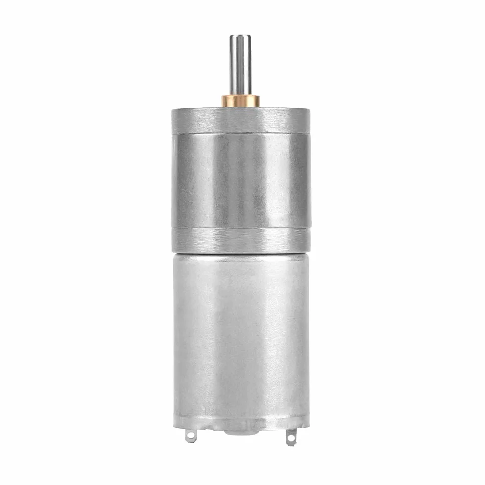Motoreduktor, 1 szt. 25mm DC 12V 25GA-370 Metalowy Motoreduktor o Niskiej Prędkości do Zamka Elektronicznego (12 V 30 obr./min)