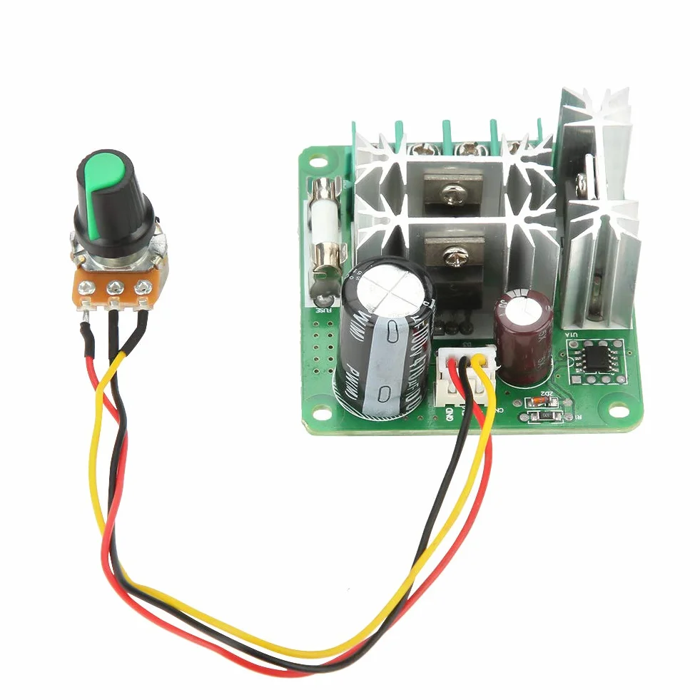 Kontroler prędkości silnika PWM 6V-90V 15A 0.01-1000W uniwersalny regulowany przełącznik prędkości