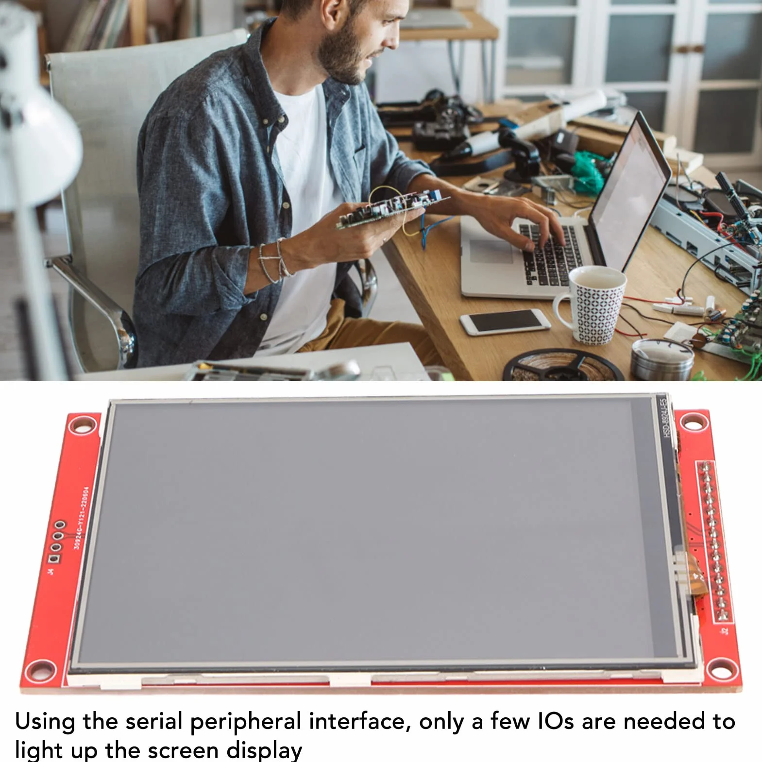4-calowy moduł Ekranu LCD, Sterownik ILI9488 480x320 Pikseli Moduł Wyświetlacza LCD TFT, Ekran Dotykowy LCD TFT Moduł Wyświetlacza Tarczy SPI Serial ILI9488 z Piórem Dotykowym