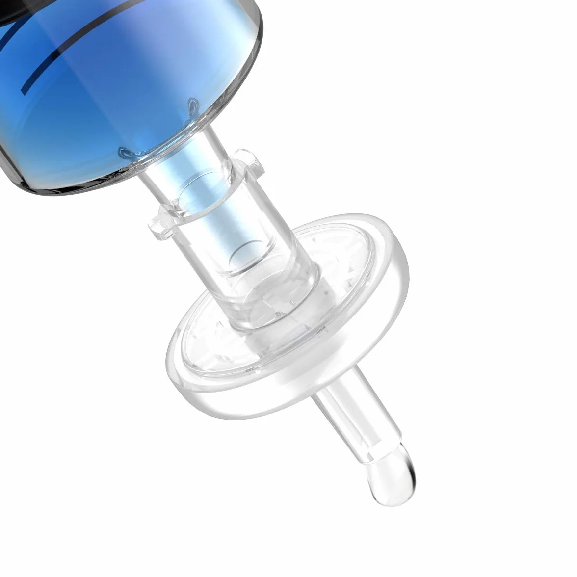 Biomed naukowe sterylne filtry strzykawkowe hydrofobowa membrana PTFE 13 mm średnica 0,22 um rozmiar porów pakowane pojedynczo 10 szt