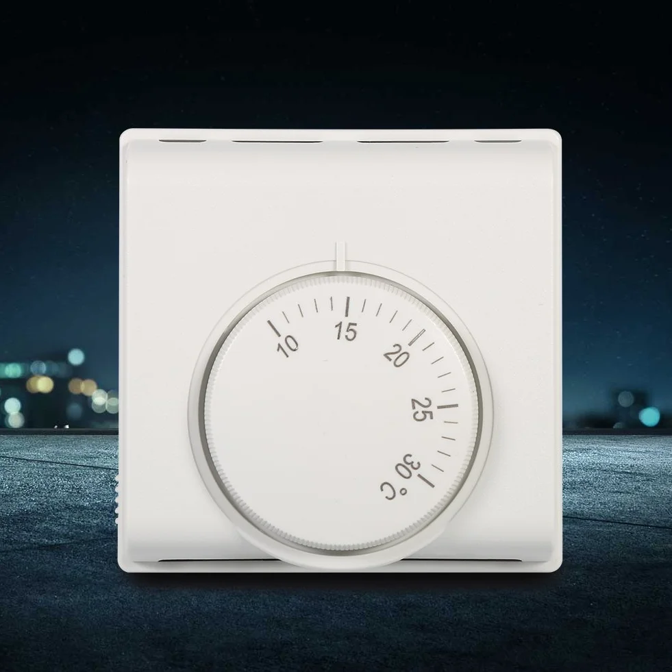 Regulowany Termostat Pokojowy, Mechaniczny Regulator Temperatury do Centralnej Klimatyzacji