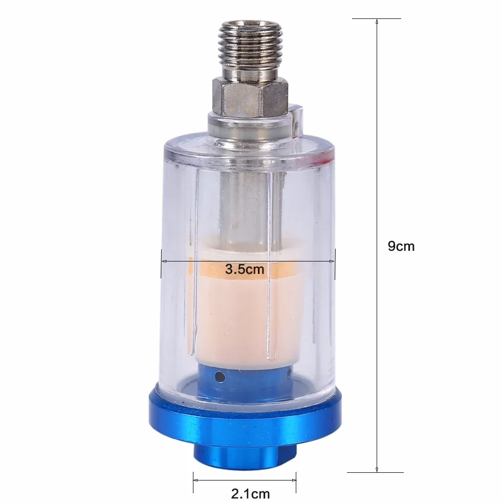 Regulator ciśnienia filtra Regulator ciśnienia powietrza z separatorem wody i manometrem, filtr regulatora ciśnienia powietrza z 1/4 "150mm złącze pojazdu