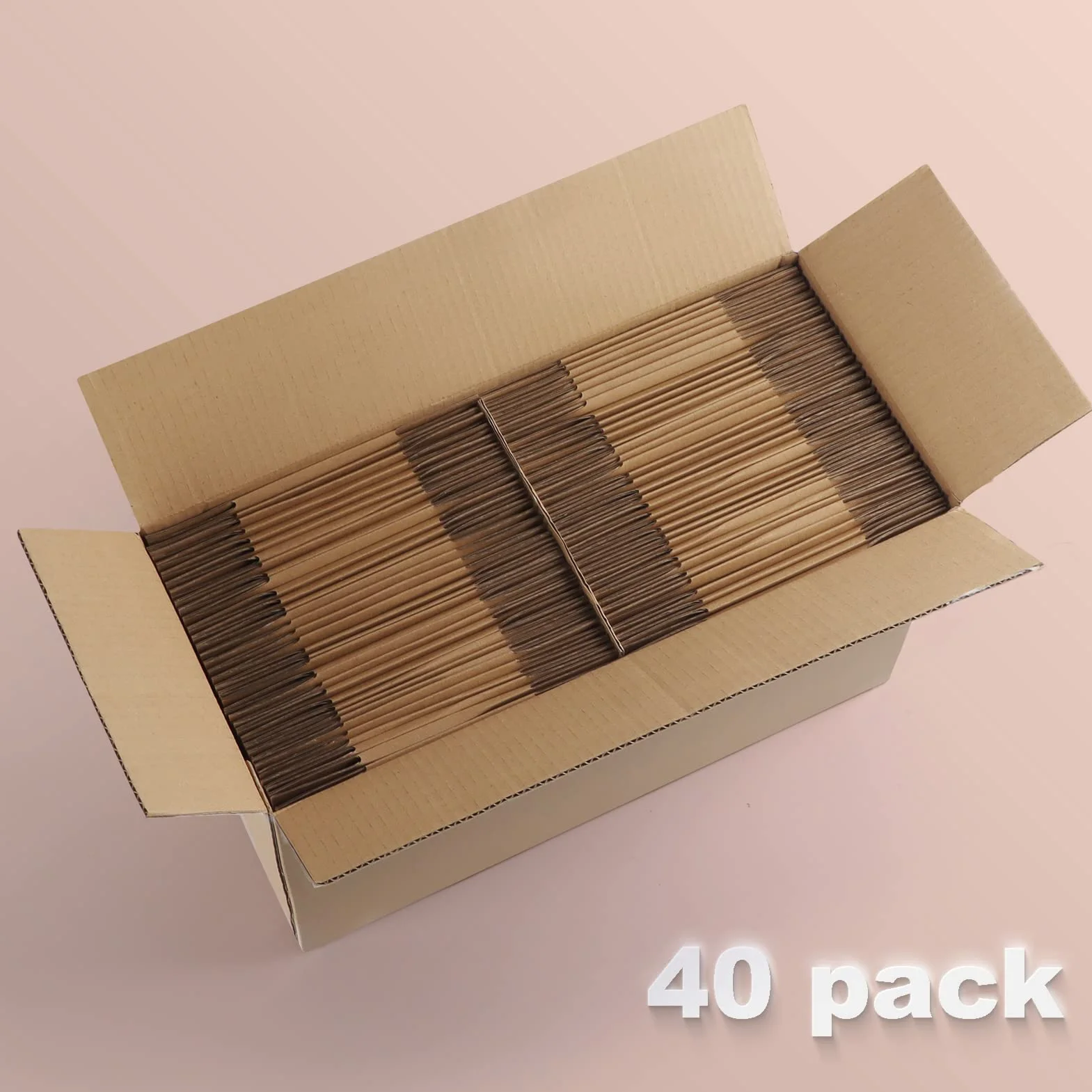 Pudełka kartonowe 15,3x10,2x10,2cm 40 sztuk Brązowe