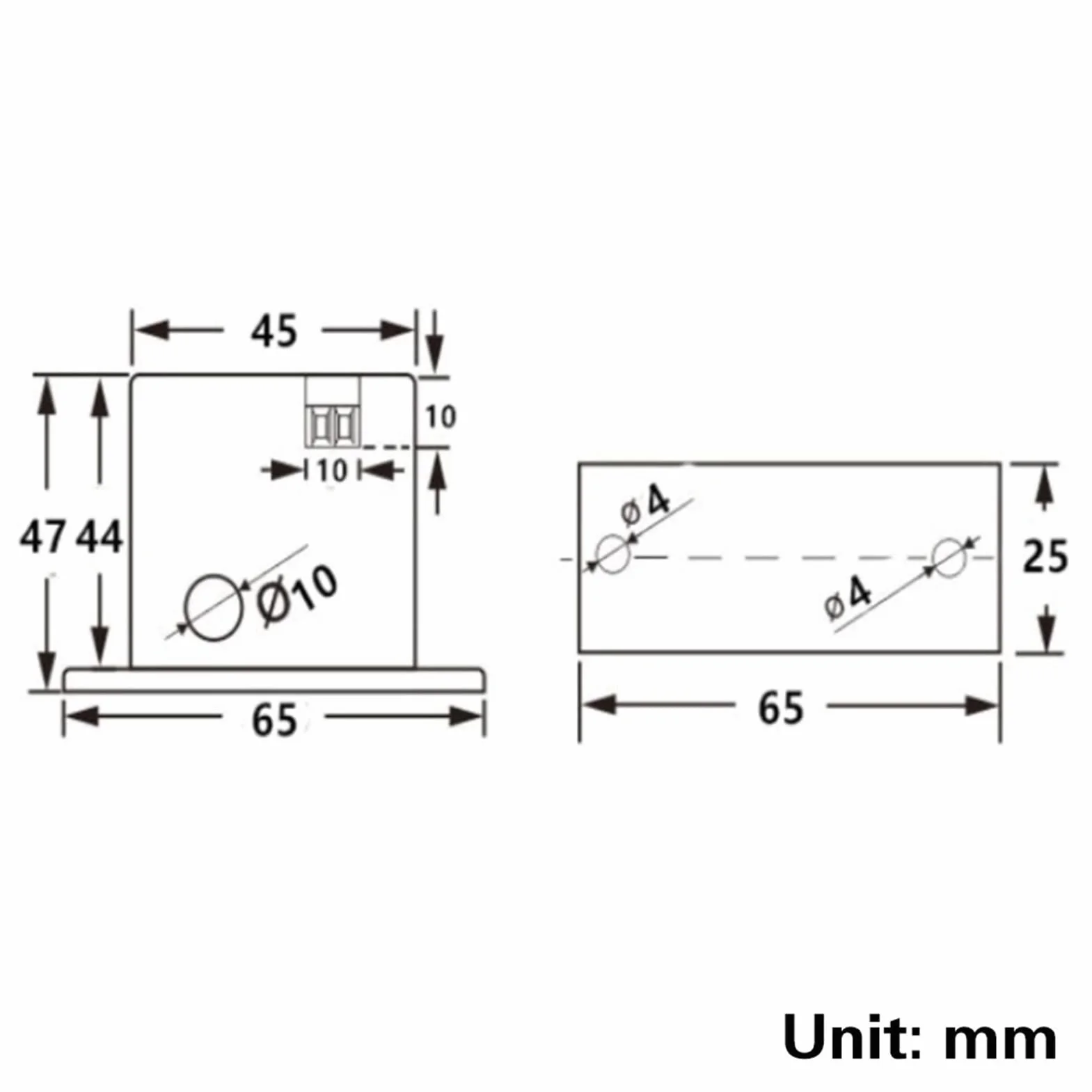 SZC23-NO-AL-CH Current Sensing Switch Normally Open Adjustable AC 0.2-30A IP30 Waterproof