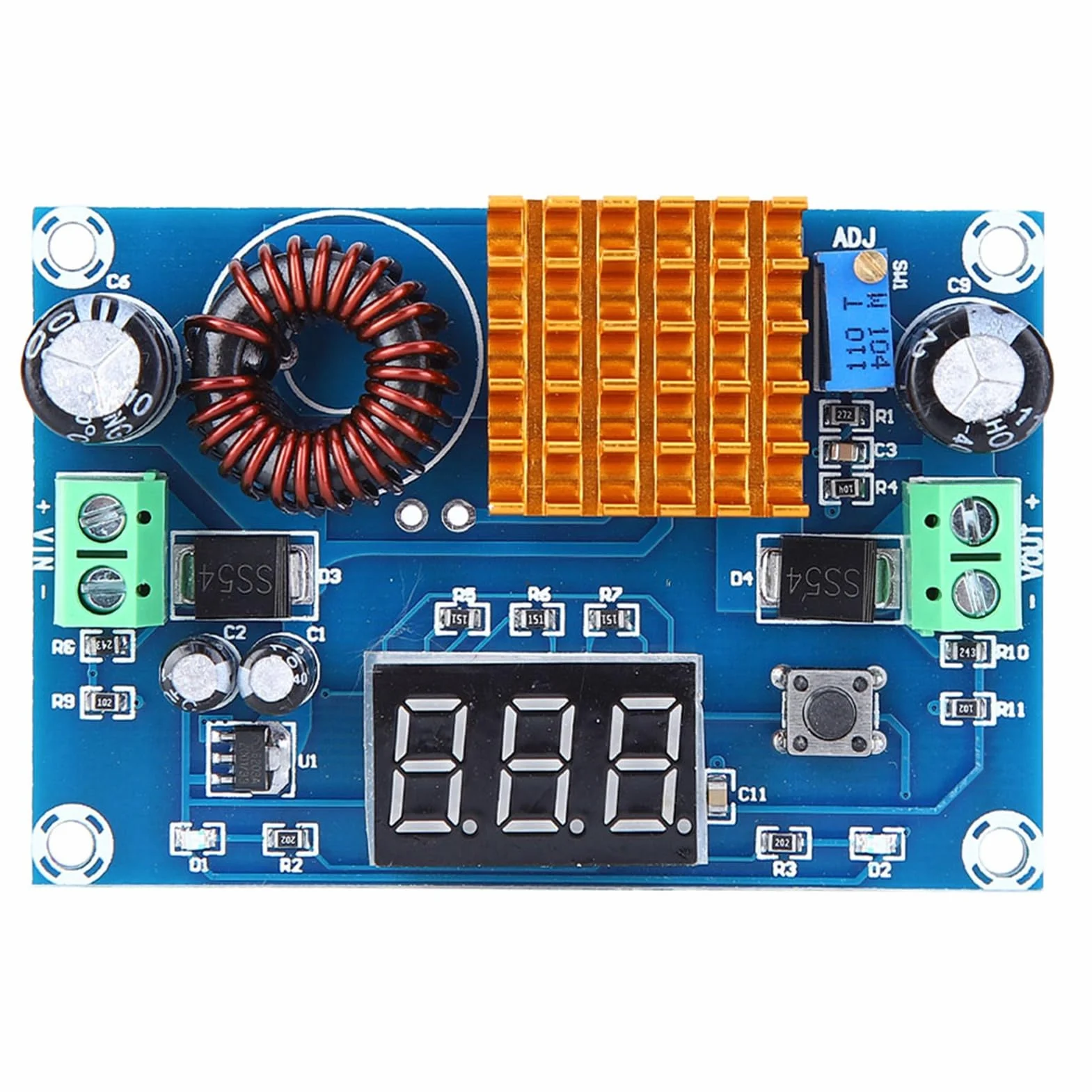 Moduł Step Up, Konwerter Doładowania DC na DC Moduł Doładowania Boost 3-35V do 5V-45V Moduł Zasilania Moduł Zasilania Moduł Zasilania, Przetwornice Mocy
