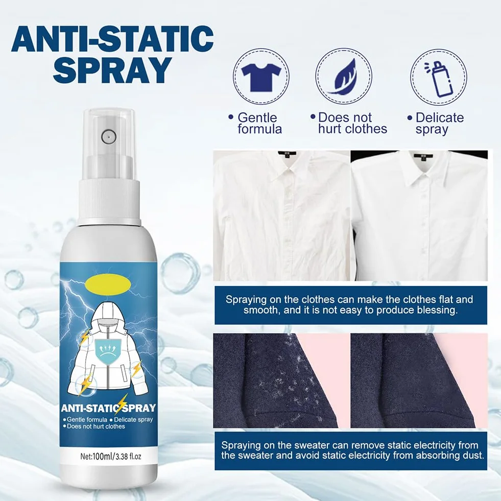 Spray antystatyczny do odzieży i tekstyliów 100 ml