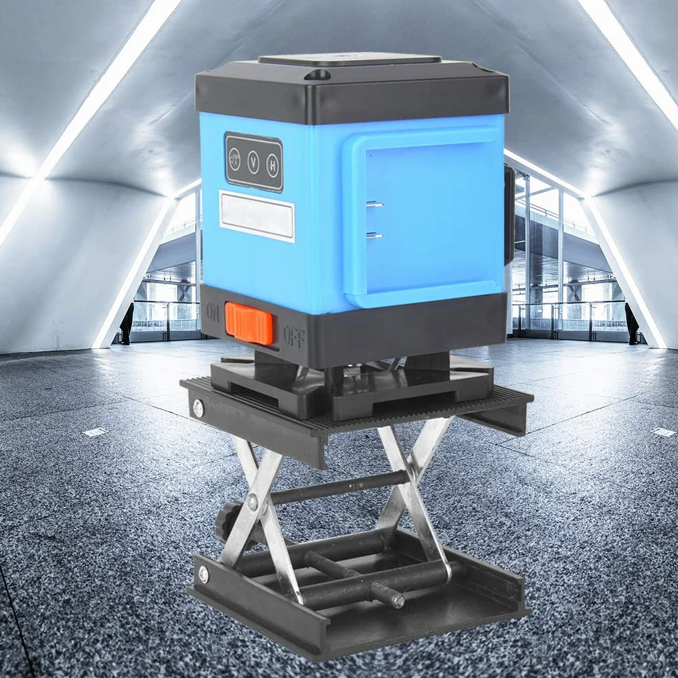 Podnośnik Mini Jack, Plastikowa Płyta i Wspornik Metalowy Platforma Podnosząca Stojak na Poziom/laboratorium 90X90Mm