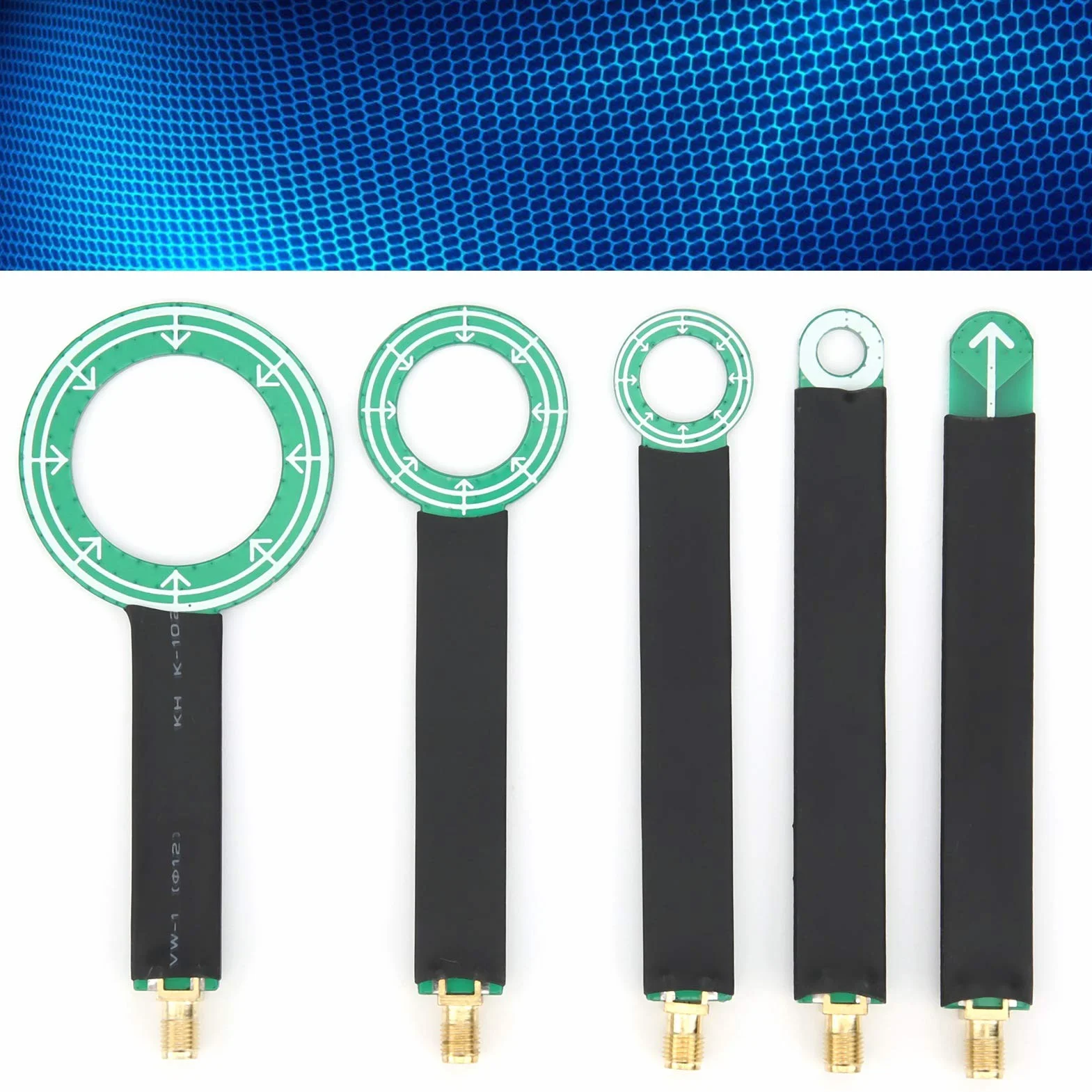 5 Stück PCB EMI EMC Magnetfeldantenne, Magneic Electric Near Field Probe Set Mit Spektrumanalysator verbinden