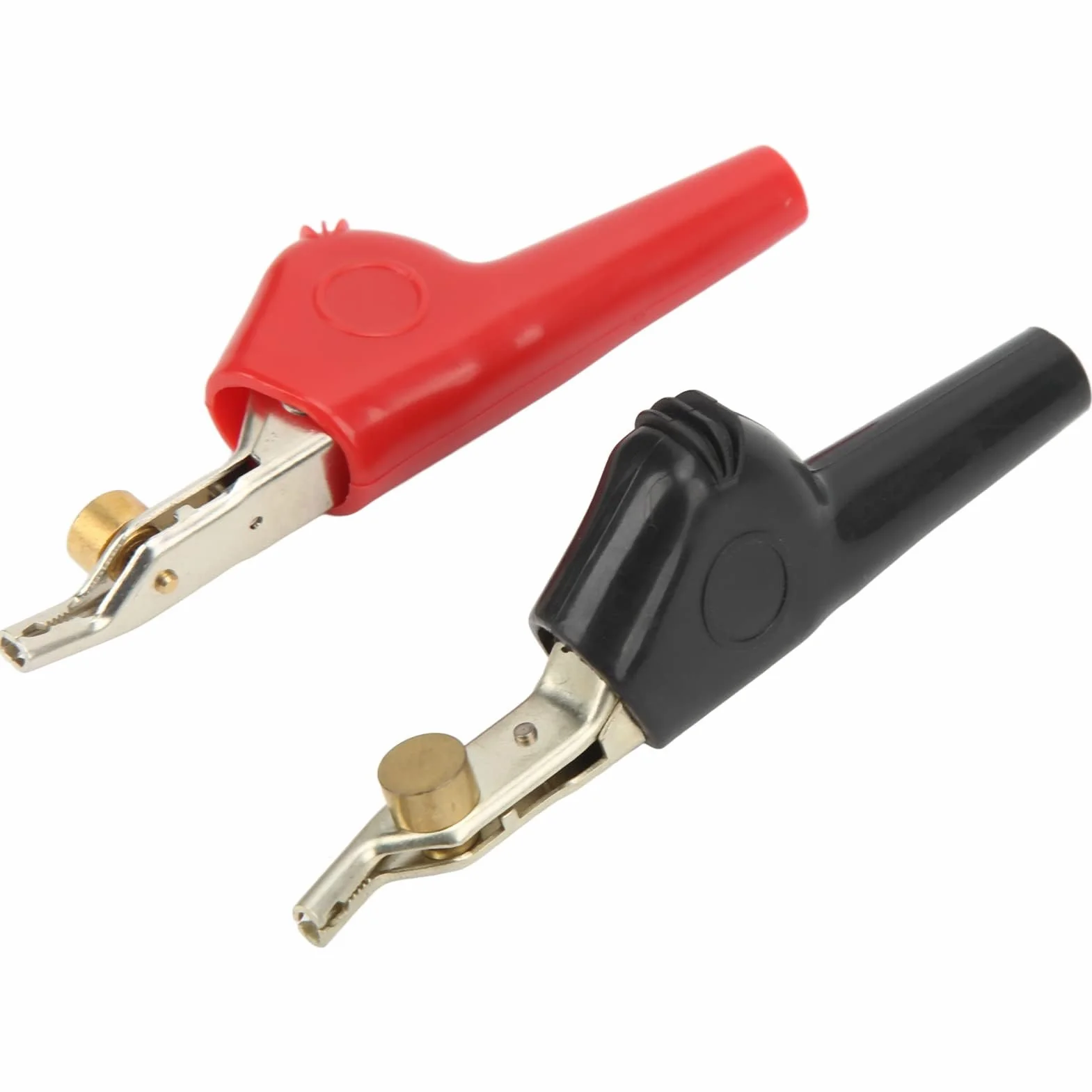 Zaciski Testowe z igłą, 1 Zestaw Krokodylkowych Zacisków Krokodylkowych, Otwarcie 25 Mm Niezdzierające Klipsy Testowe z igłą PVC Cupronickel Electrical, Sondy Prądowe