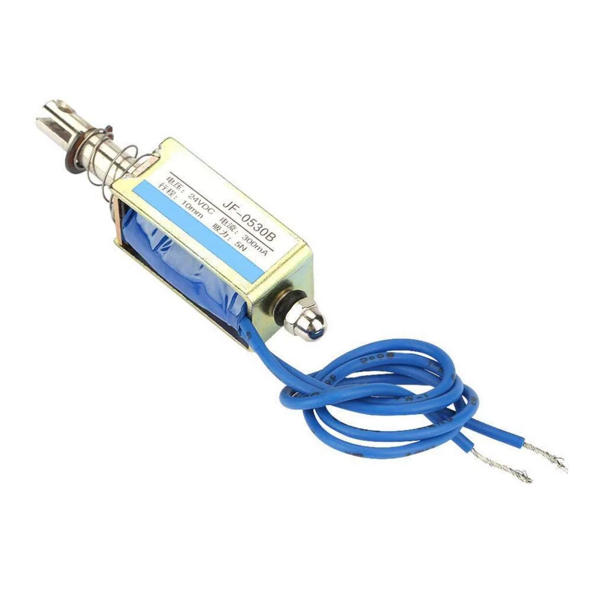 DC 6/12/24V 5N Push Pull typu otwartej ramie Elektromagnes elektromagnesu ruch liniowy, 300mA 10mm(24V)