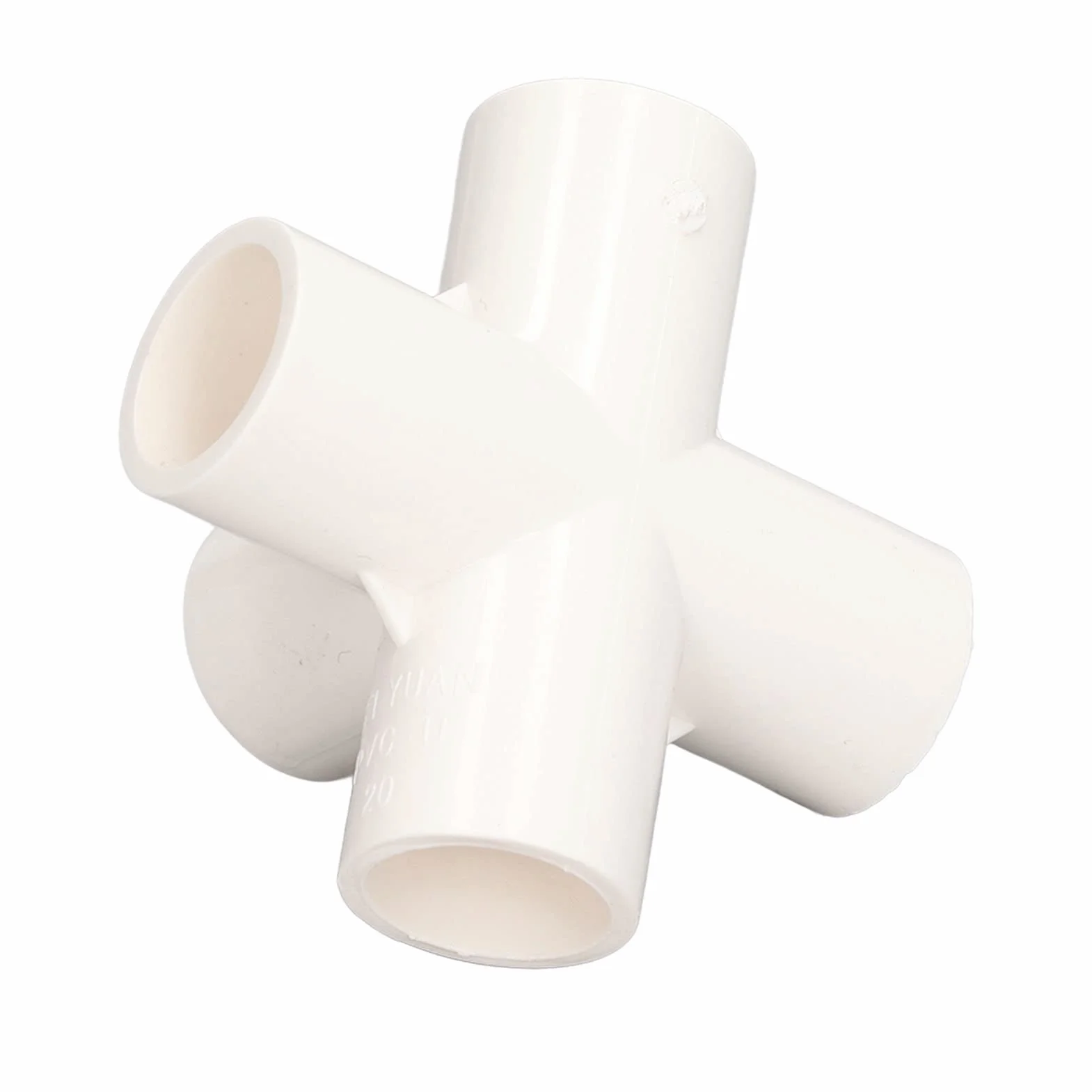 Złączka Rurowa z PVC 20 mm 5-kierunkowa Kątowa 3-wymiarowa Rura Kolankowa 10 szt.