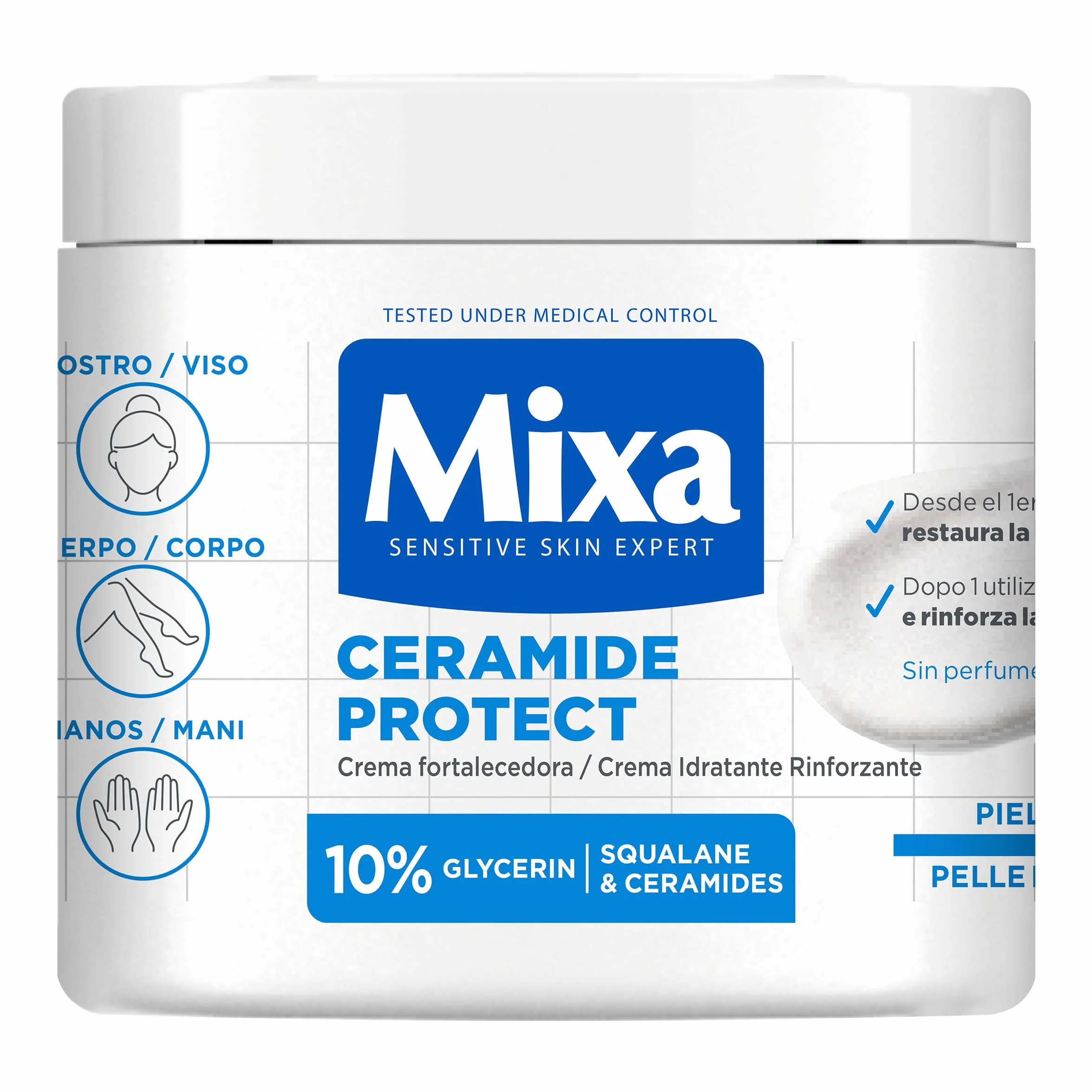 Mixa Ceramide Protect Crema Fortalecedora 400 ml