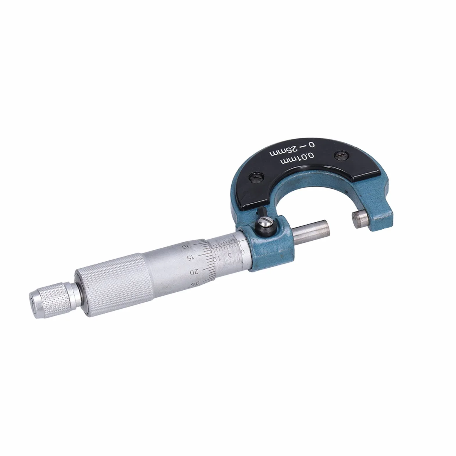 Mikrometr Zewnętrzny 0-25mm Stal Nierdzewna Dokładność 0,01mm z Kluczem
