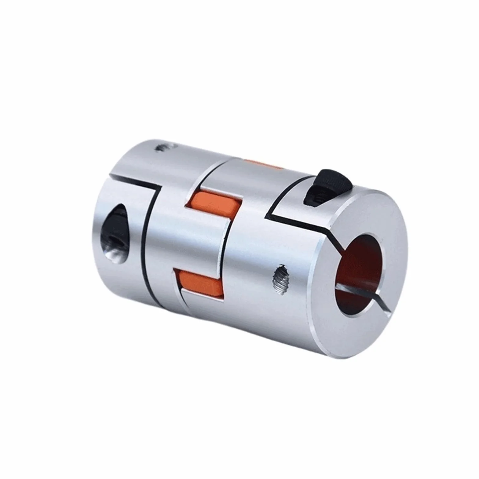 2-szczękowy sprzęgło D20 L30, średnica 20 mm, długość 30 mm, aluminiowe złącze giętkie, złącze do wału silnika krokowego (5 mm x 6,35 mm)