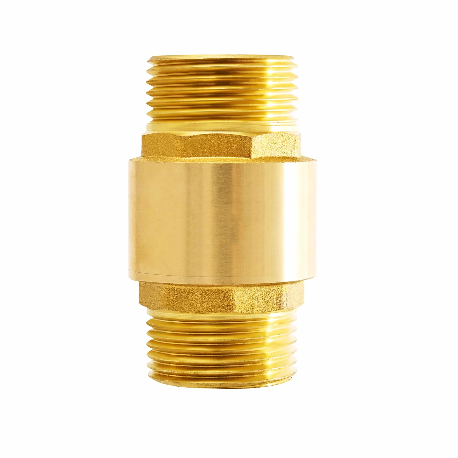 Mosiężny zawór zwrotny 1/2", zawór zwrotny 1/2 cala AG do AG, zawór zwrotny 1/2", zawór zwrotny do podgrzewacza wody, nierdzewny, wodoszczelny