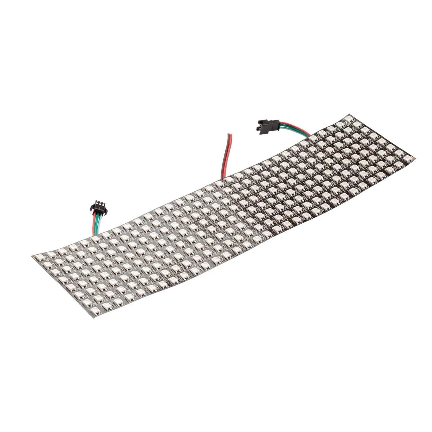 AZDelivery Moduł LED Matrix WS2812B RGB, indywidualnie dostosowywalny, indywidualnie adresowalny WS2811 WS2812 IC, panel pikseli LED z wbudowanym ekranem matrycowym z obsługą RGB