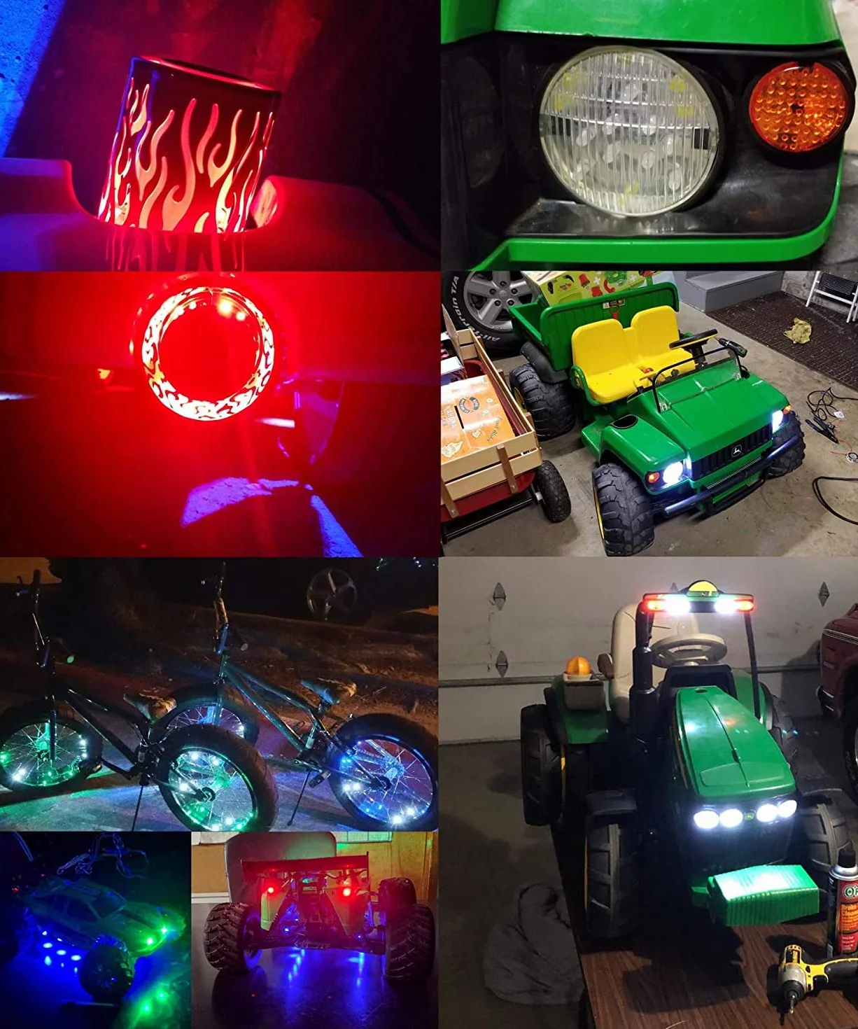RUNCCI-YUN 60 sztuk 5 mm LED wstępnie okablowane diody emitujące światło DC12V lampy modelarskie + 60 sztuk 5 mm plastikowy uchwyt diodowy + 10 szt. złącze baterii 9 V