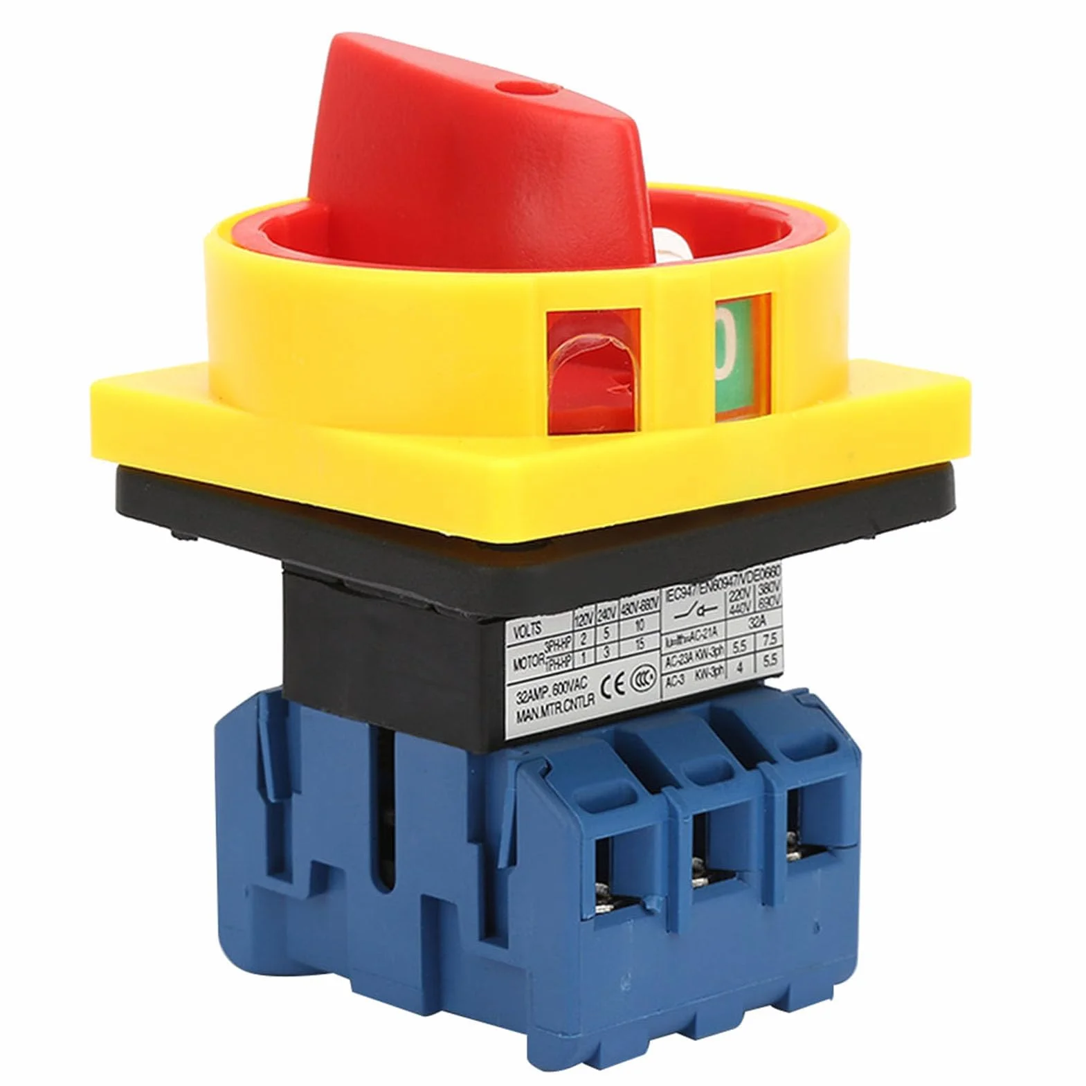 Circuit Breaker Switch Switch 4 Pole Isolator Switch Main Switch Circuit On Off 3 Pole Load Circuit Breaker Switch 2 Position Cam On Off Power Switch (32A)
