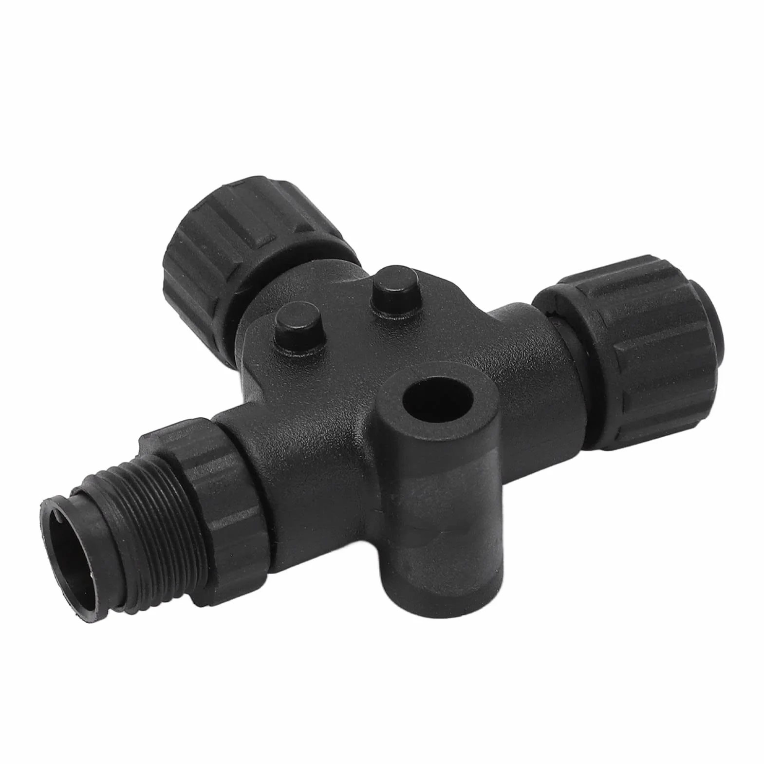 lyrlody Trójnik NMEA 2000, 5-pinowy Gwint M12, Wodoodporny IP67 Wykonany z Metalu ABS, do Sieci Lowrance Simrad B G Navico