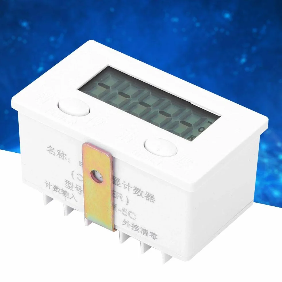 Licznik indukcyjny BEM-5C z metalowym przełącznikiem, 5-cyfrowy wyświetlacz LCD, czujnik 12φ