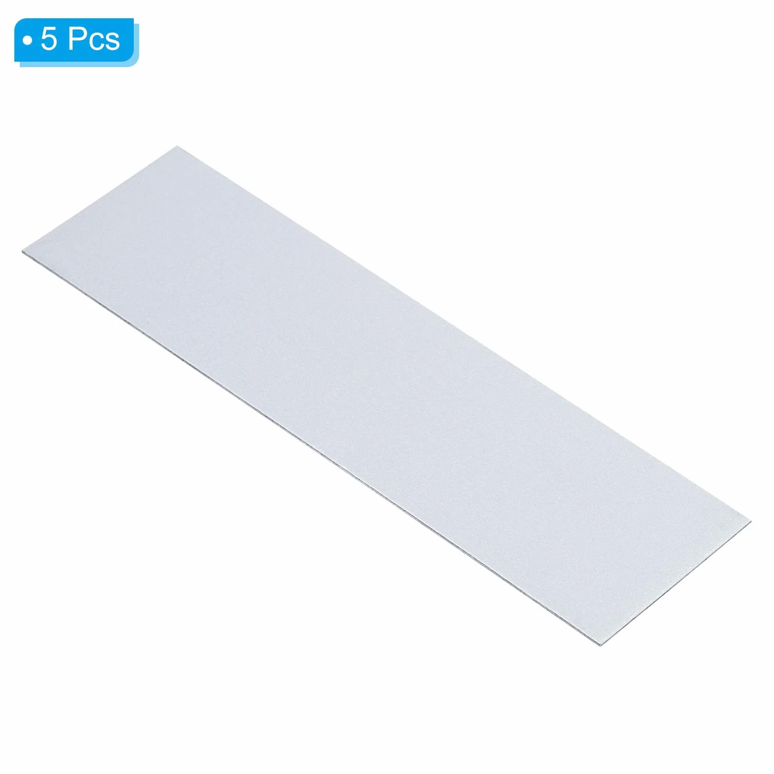 PATIKIL 5 sztuk ocynkowanych blach stalowych 10 x 3 cm 0,5 mm do uszczelniania dachu