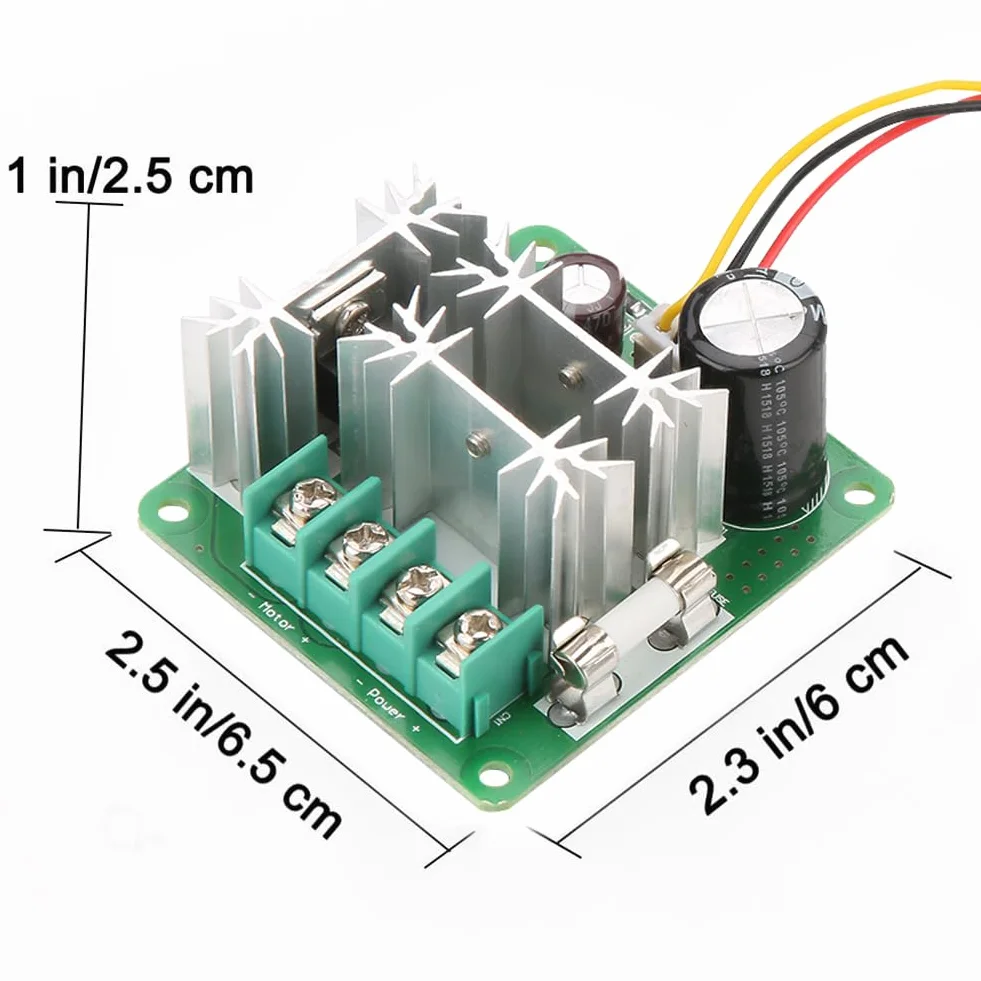 Kontroler prędkości silnika PWM 6V-90V 15A 0.01-1000W uniwersalny regulowany przełącznik prędkości