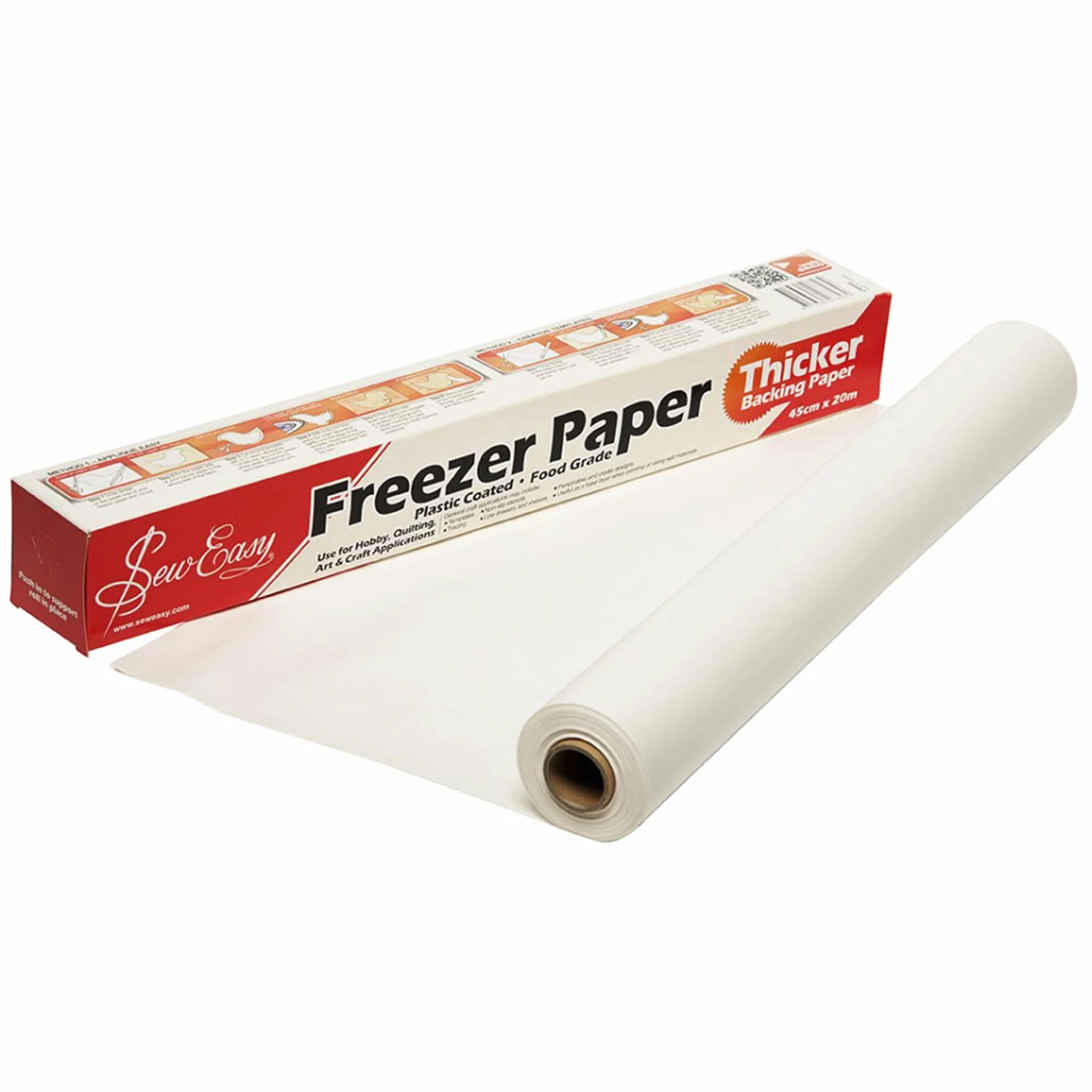 Sew Easy Papier pikowany z powłoką z tworzywa sztucznego, naturalny, 12,1 m x 381 mm ER9991