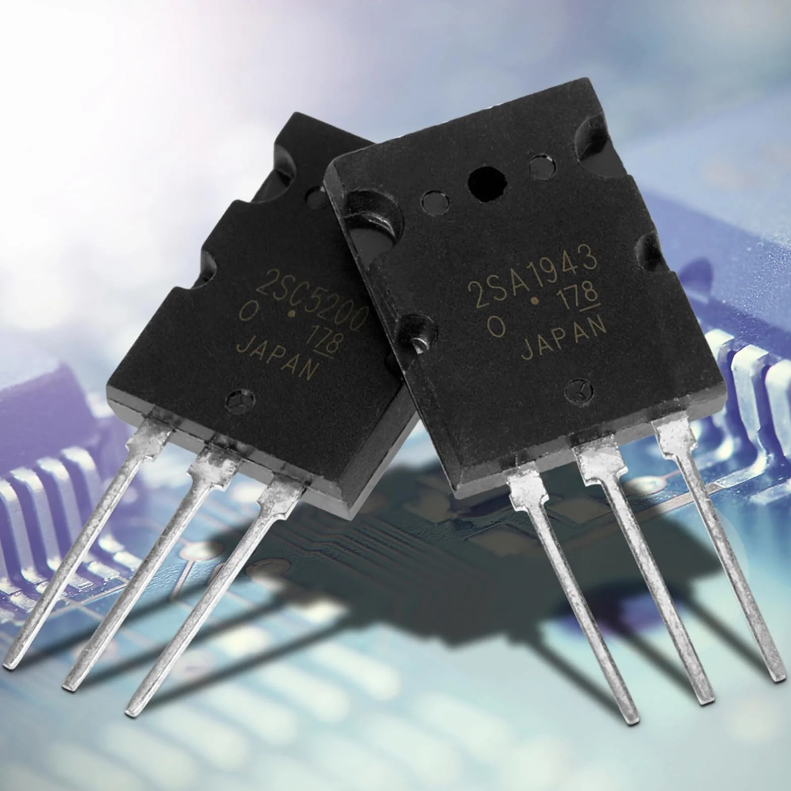 5 x + 5 x 2SC5200 tranzystor audio, 5 par czarny 2SC5200 połączenie wysokiej wydajności
