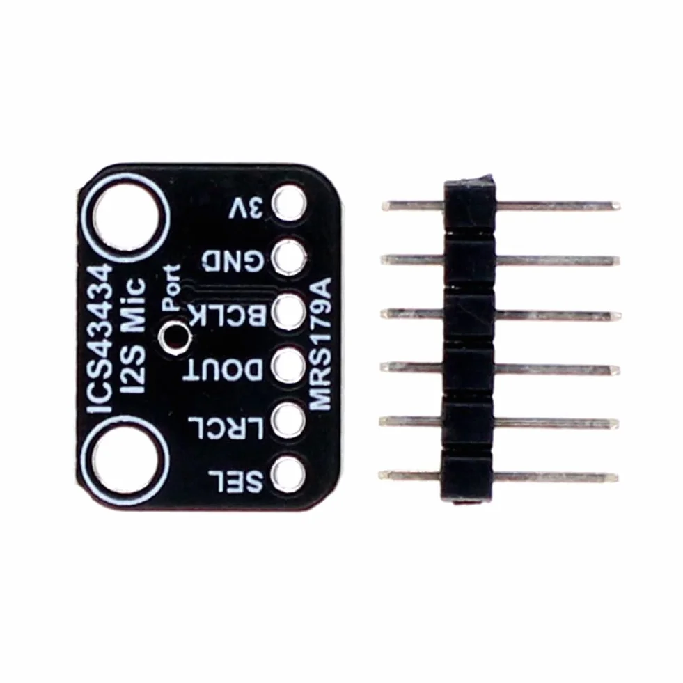 Do projektów audio "zrób to " kompatybilny moduł mikrofonu I2S MEMS ICS-43434 Audio Capture Mini - z filtrem niskiego przepustowości